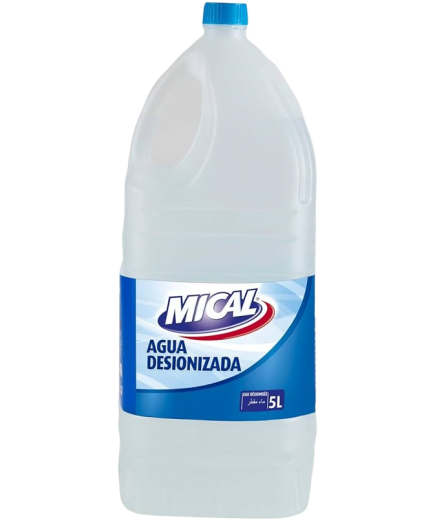 AGUA DESMHIONIZADA  MICAL GARRAFA 5 L