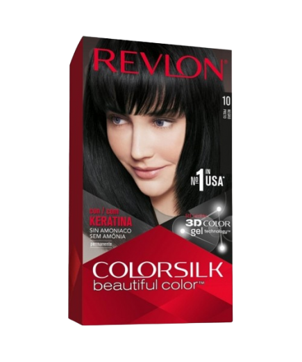 TINTE PELO RVL COLORSILK Nº10 NEGRO UD