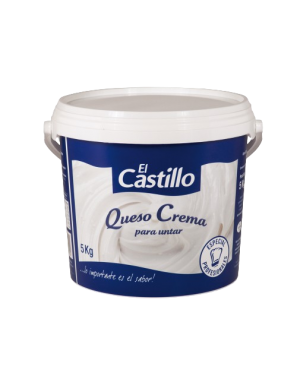 QUESO CREMA  EL CASTILLO CUBO 5 KG