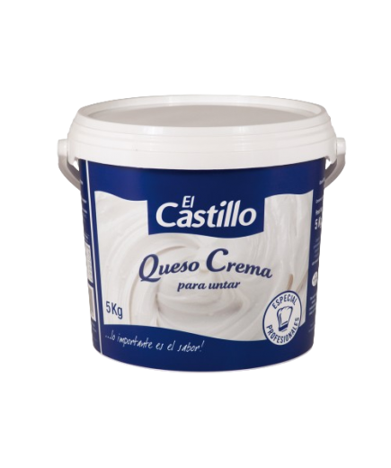 QUESO CREMA  EL CASTILLO CUBO 5 KG