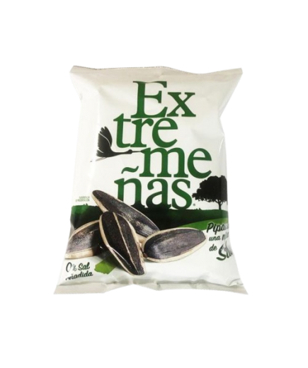 PIPAS GIRASOL EXTREMEÑAS SIN SAL B/120GR