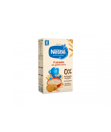 PAPILLA NESTLE MULTICEREALES C/GALLETA P/375 GR