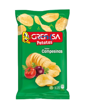 PATATAS FRITAS GREFUSA CAMPESINA B/110 GR 1,40€