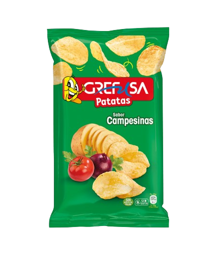 PATATAS FRITAS GREFUSA CAMPESINA B/110 GR 1,40€