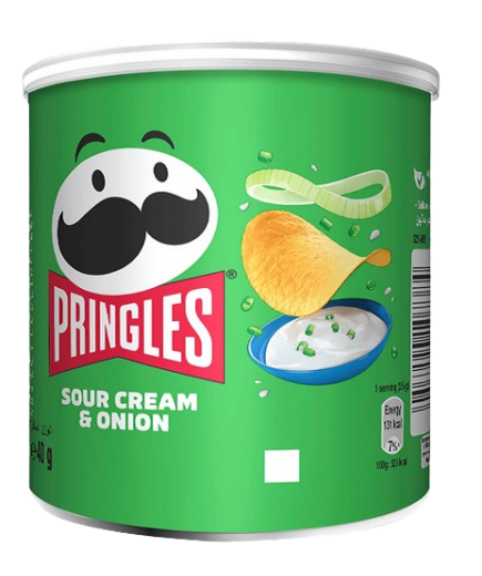 PATATAS FRITAS PRINGLES CREAM & ONION 40 GR