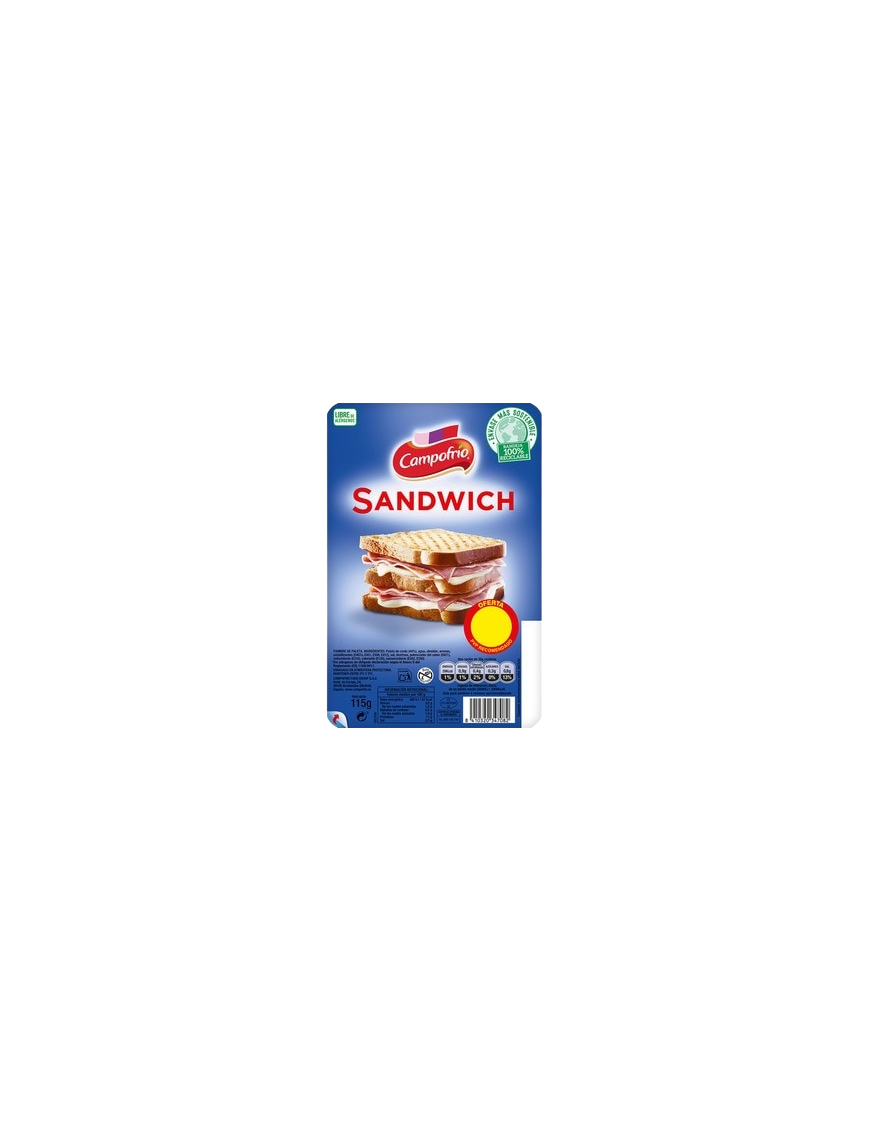 FBRE LONCHA CAMPOFRIO SANDWICH C/39123 (1€) P/115G