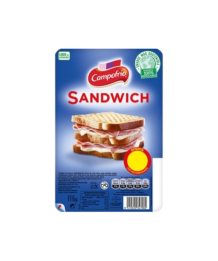 FBRE LONCHA CAMPOFRIO SANDWICH C/39123 (1€) P/115G