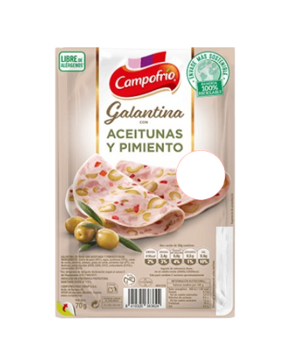 GALANTINA LONCHA ACEITUNA/PTOS CAMP C/38107 P/70G