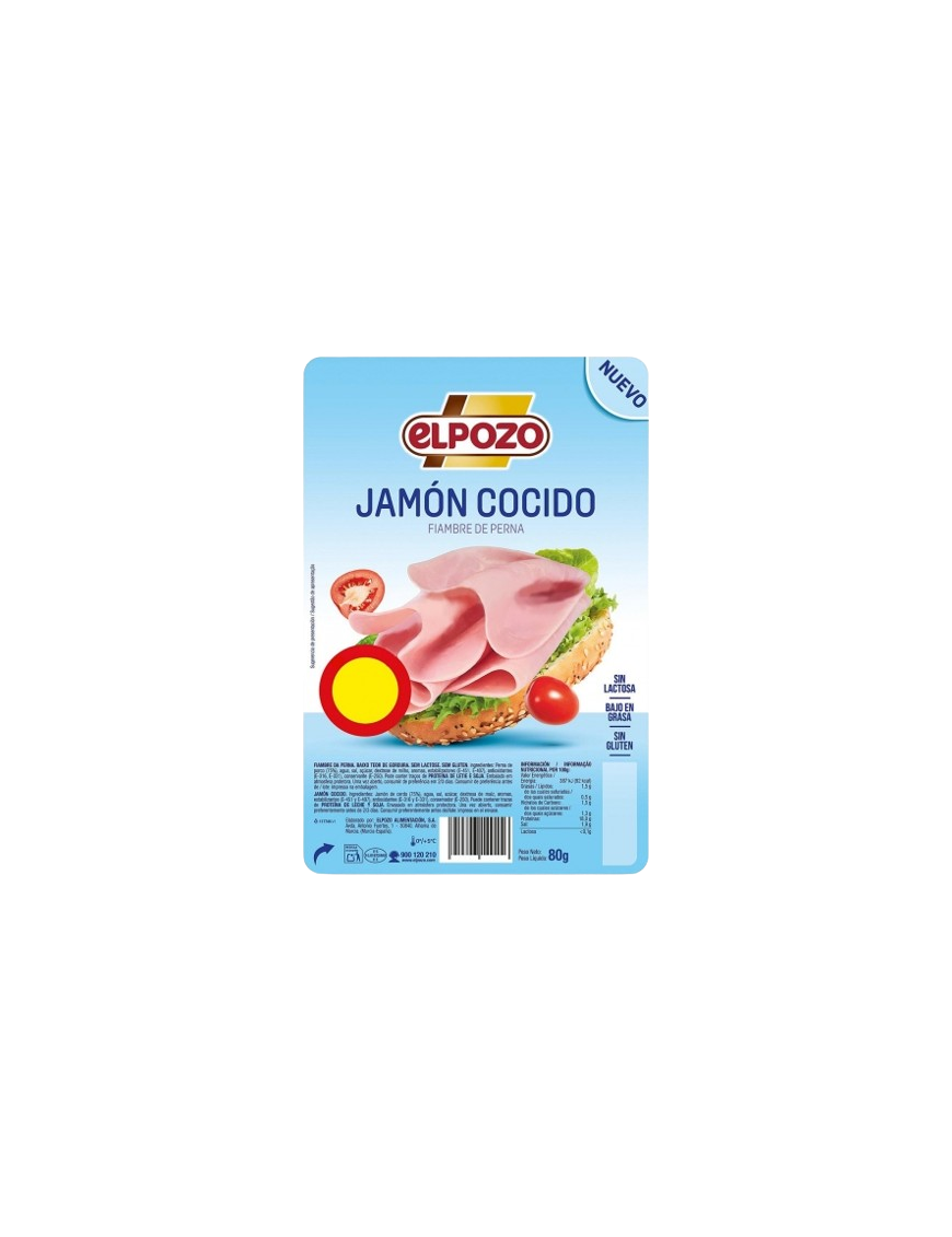 JAMON COCID.LONCHA POZO (1€) C/14915 B/80.GR.