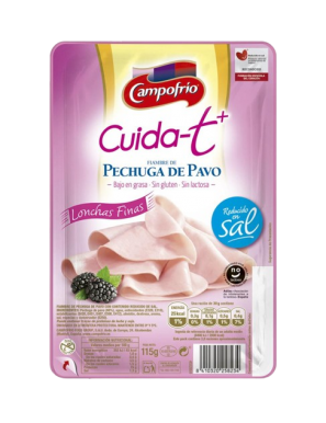 PECHUGA PAVO LONCHA CUIDA-T CAMPF C/34770 B/115G