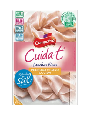 PECHUGA PAVO LONCHA CUIDA-T CAMPF C/37113 65GR