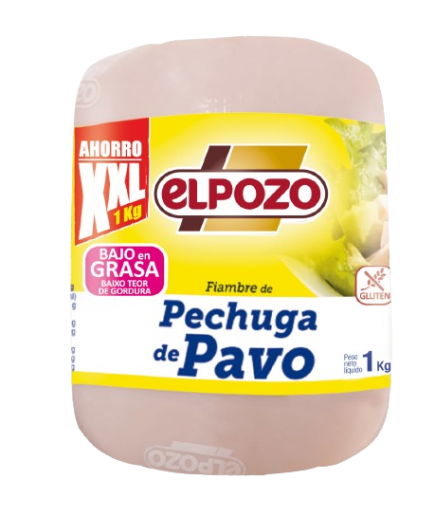 PECHUGA PAVO POZO C/12909 BLOQUE 1KG (XXL)