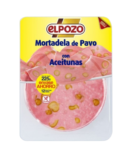 MORTADELA C/12977 PAVO LONCHA C/ACEITU POZO B/225G