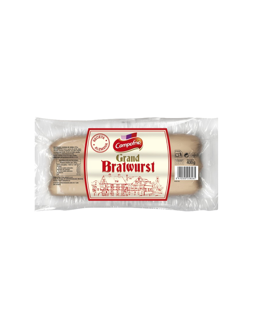 SALCH.C/25826 GRAND BRATWURST CAMP.B/3 UD 400GR