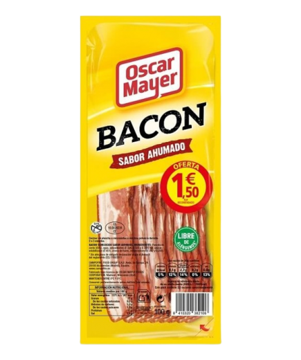 BACON LONCHA SUAVE C/38210 (1,5€) O.MAYER B/100 GR