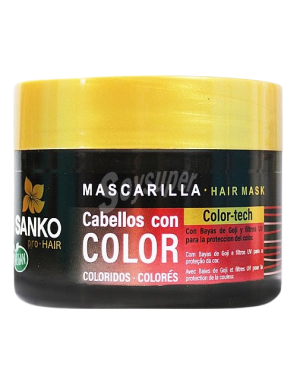 MASCARILLA CAPILAR SANKO CABELLO COLOR BOTE 300ML