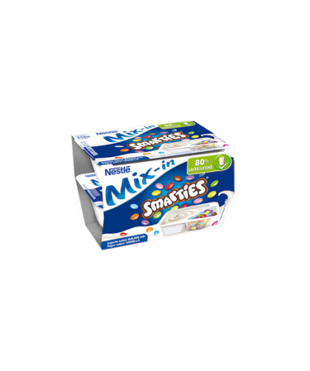 NESTLE MIX-IN VAINILLA CON SMARTIES PACK-2 UD