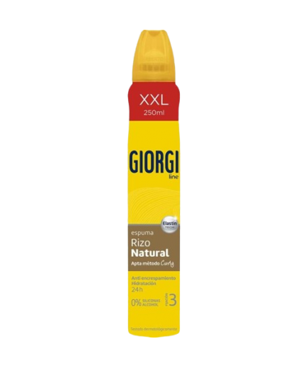 ESPUMA FIJ. GIORGI RIZO NATURAL XXL  SPRAY 250ML