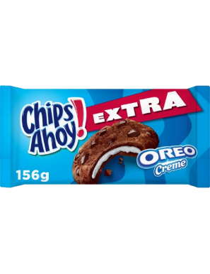 GALLETAS CHIPS AHOY! EXTRA OREO CREME P/156 GR