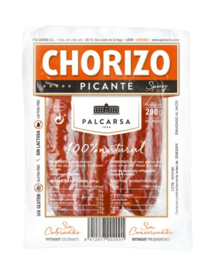 CHORIZO PICANTE PALCARSA BOLSA 3UD (200GR)