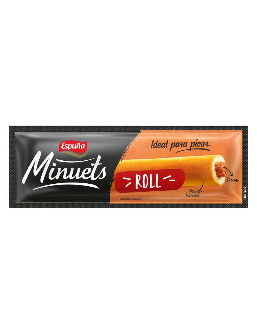 ESPUÑA MINUETS ROLL SALAMI P/45 GR