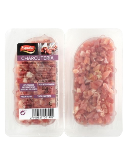 JAMON ESPUÑA C/3866 TAQUITOS 2X50GR