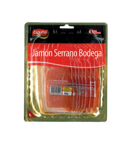 JAMON ESPUÑA C/5854 LONCHA EXTRAFINA B/100 GR