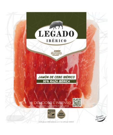 JAMON IBERICO LONCHA CEBO LEGADO C/14487 P/60GR