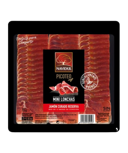 JAMON LONCHA CURAD.NAVIDUL MINI RVA C/35454 B/70GR