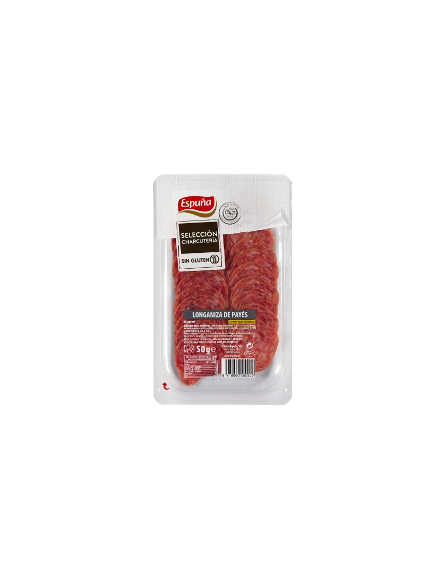 LONGANIZA ESPUÑA C/5809 LONCHAS B/60GR