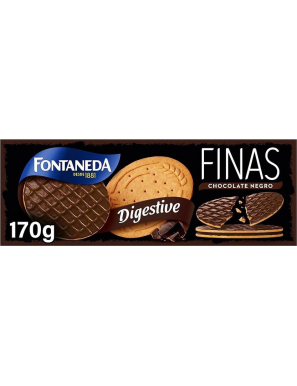 GALLETAS FONTANEDA DIGESTIVE FINA CHOCO N P/170 GR