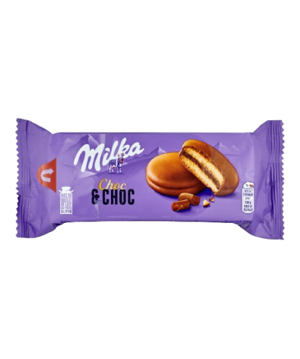 GALLETAS MILKA CHOC & CHOC P/175GR