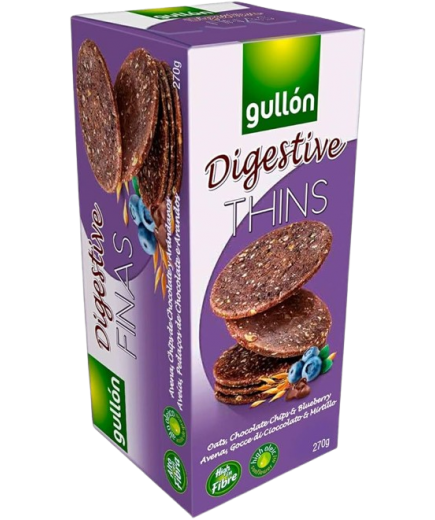 GALLETAS GULLON DIGESTIVE THINS P/270 GR