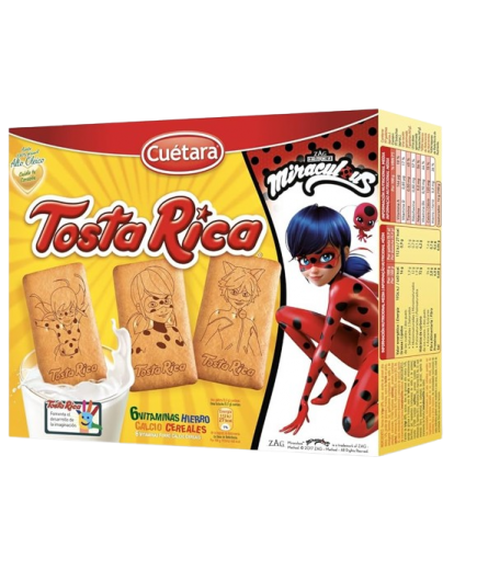 GALLETA CUETARA TOSTARICA CAJA 570 GR