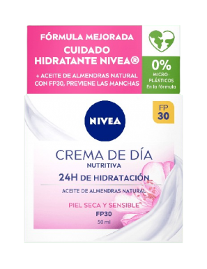 CREMA FACIAL NIVEA PIEL SECA DIA FP 30 T/50 ML