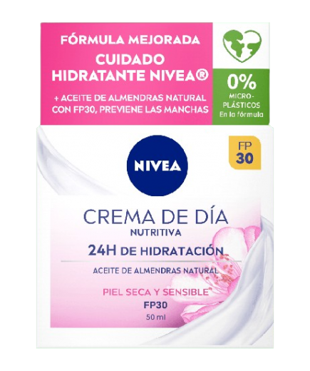 CREMA FACIAL NIVEA PIEL SECA DIA FP 30 T/50 ML