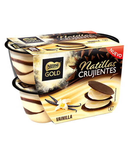 NESTLE GOLD NATILLAS VAINILLA CRUJIENTE P/4U