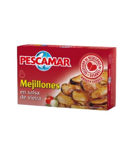 MEJILLONES SALSA VIEIRA PESCAMAR L/111 GR