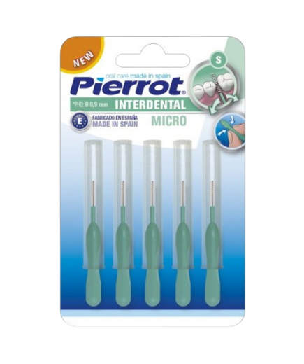 CEPILLO INTERDENTAL PIERROT FINO 0,90MM P/5UD