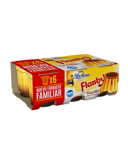 NESTLE FLAN C/CARAMELO LA LECHERA PACK/6U