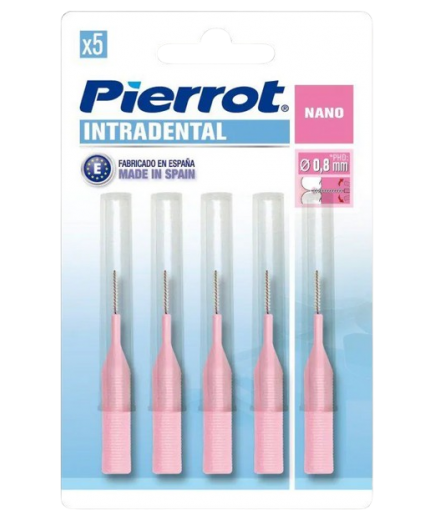 CEPILLO INTERDENTAL PIERROT NANO XS 0,08MM P/5UD