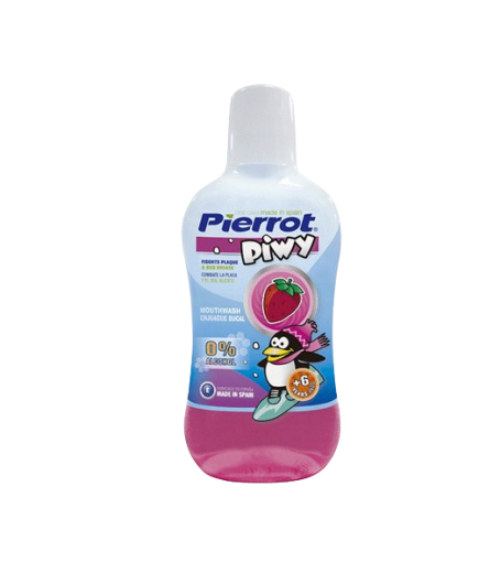 ENJUAGUE BUCAL PIERROT JUNIOR PIWI/FRESA B/500 ML