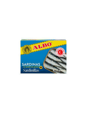 SARDINILLAS ALBO A/GIRASOL  8/12  L/105 GR