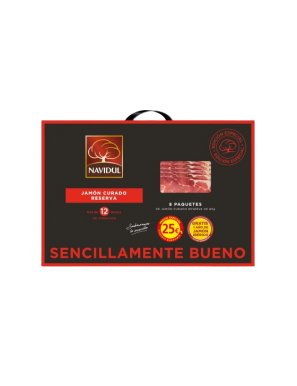 NAVIDUL MALETIN JAMON CURADO SOBRE 8X80G 640G