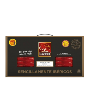 NAVIDUL MALETIN JAMON IBERICO SOBRE 12X75G 900G