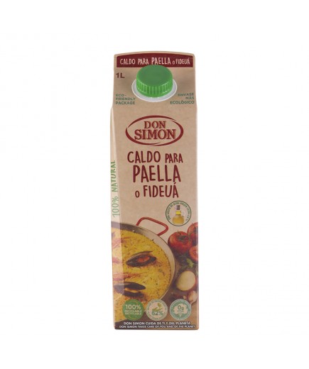 CALDO PAELLA/FIDEUA LIQUIDO DON SIMON BRICK 1 L