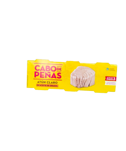 ATUN CABO PEÑAS A/GIRASOL 70 GR PACK-3 UD