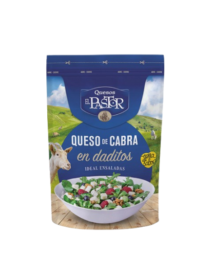 QUESO CABRA DADOS PARA ENSALADA EL PASTOR B/150GR