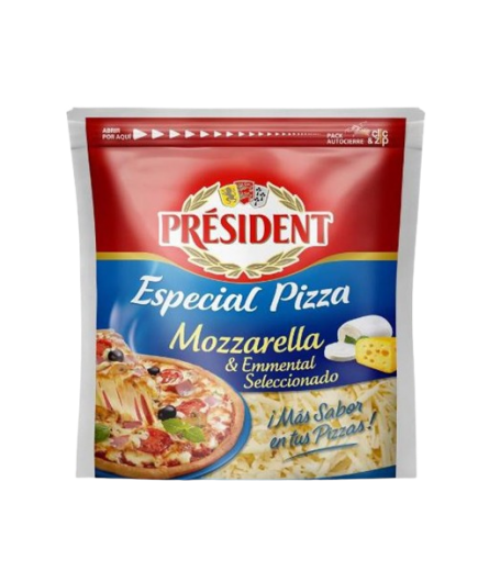 QUESO RALLADO ESPECIAL PIZZA PRESIDENT 150 GR