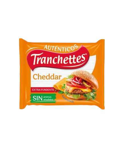 QUESO LONCHA TRANCHETTES CHEDDAR PAQ/8 UDS (150GR)